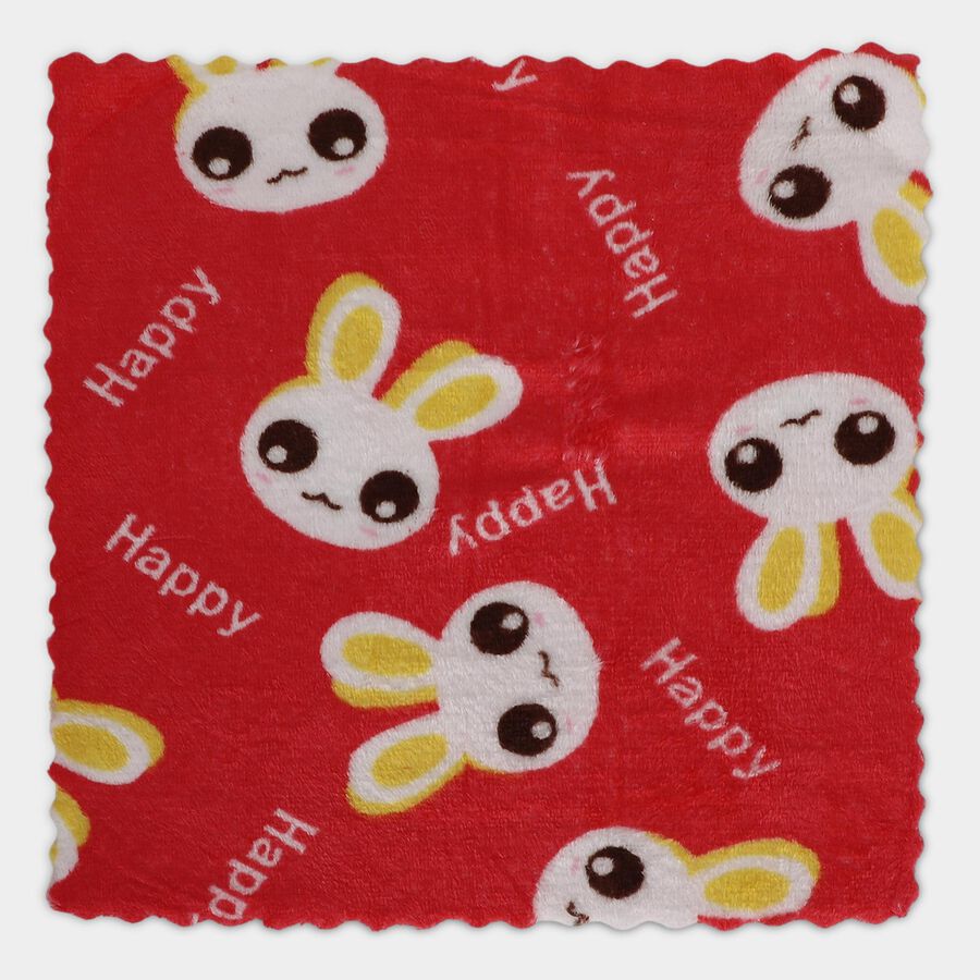 Women's Multicolour Bunny Print Pack of 3 Handkerchief, चुनिंदा, large