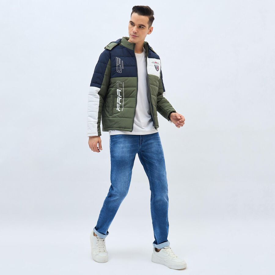 Men's Jacket, गहरा हरा, large image number null