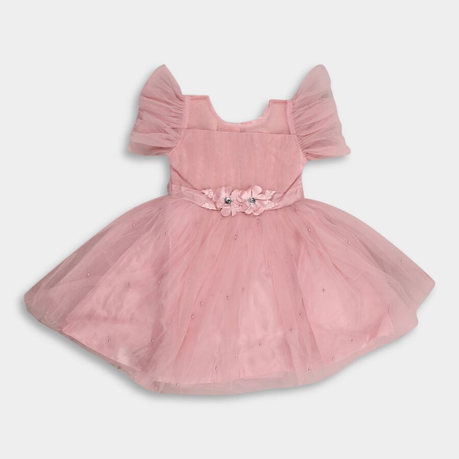 Girls' Frock, Pink, large image number null