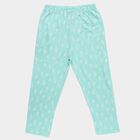 Girls' Pyjama, हल्का हरा, small image number null