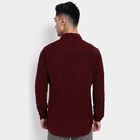 Men's 100% Cotton Casual Shirt, वाइन, small image number null