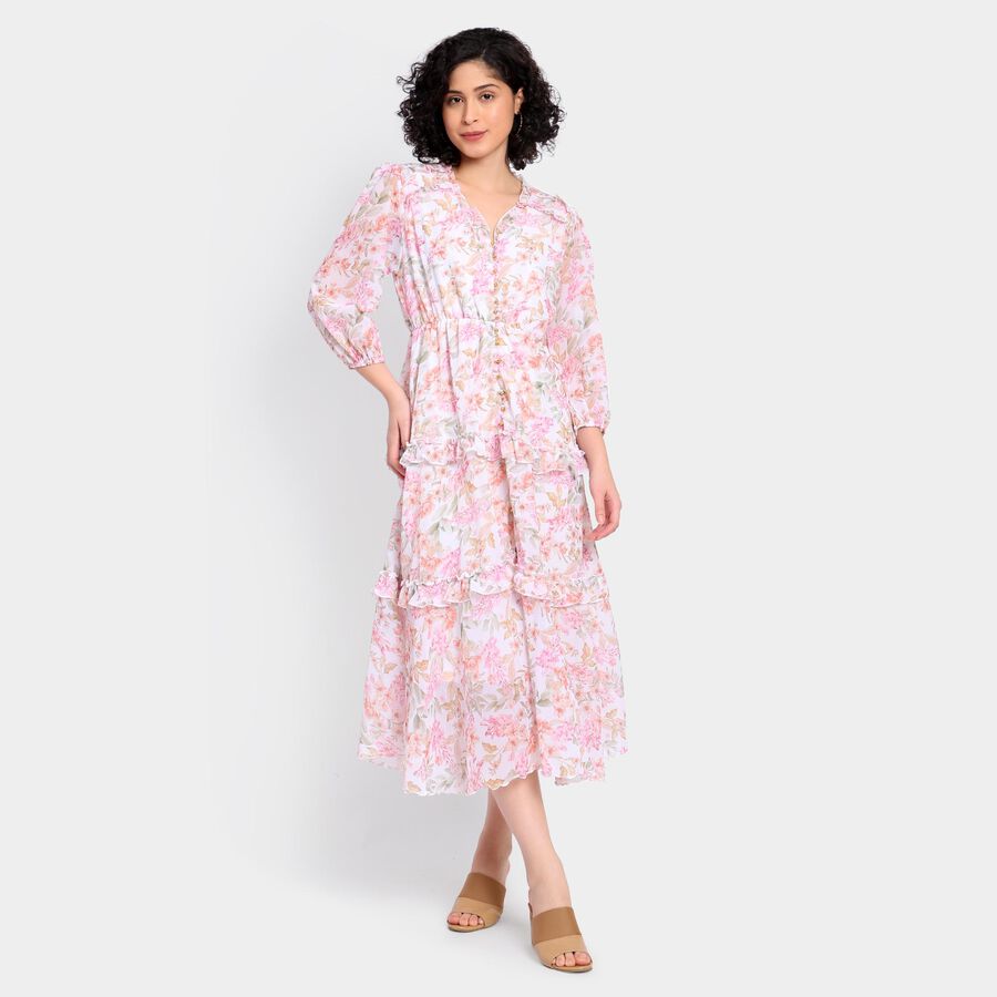 Ladies' Dress, हल्का गुलाबी, large image number null