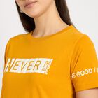 Ladies' Round Neck T-Shirt, Mustard, small image number null