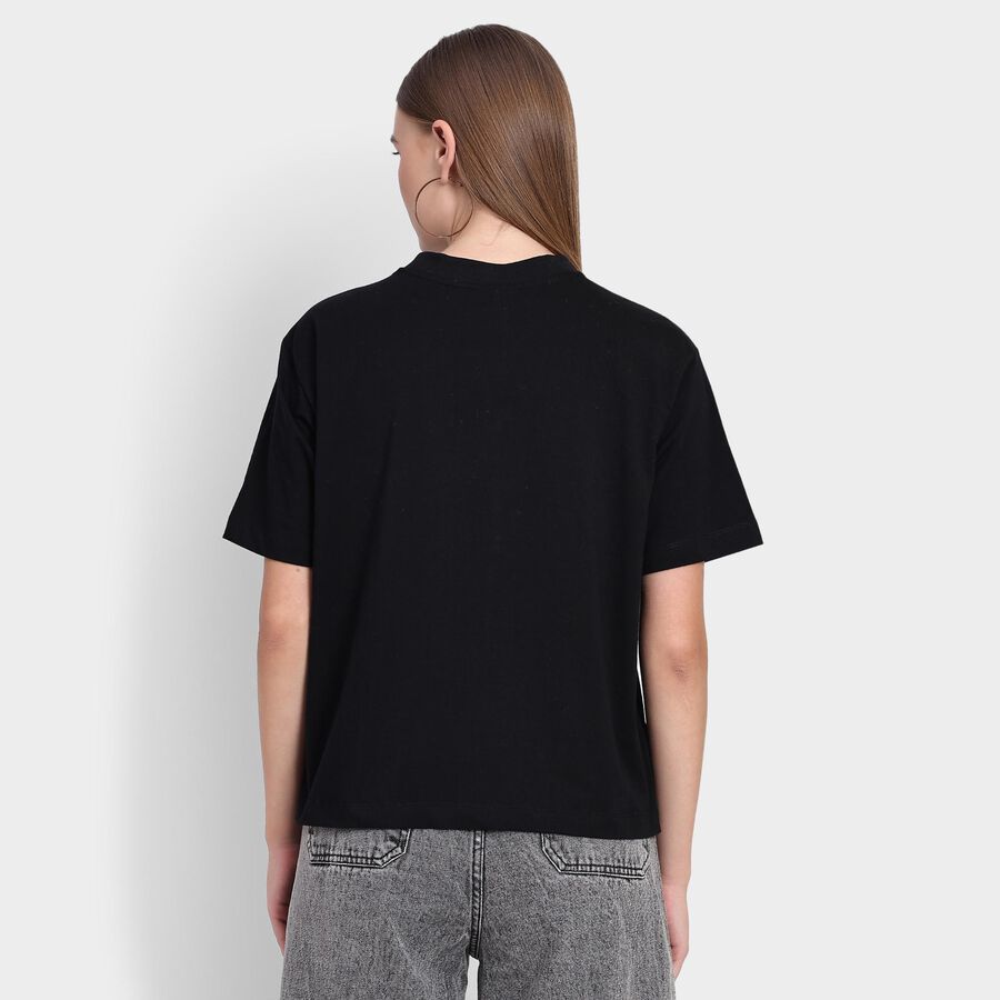 Ladies' Top , काला, large image number null
