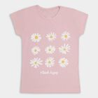 Girls' T-Shirt , हल्का गुलाबी, small image number null