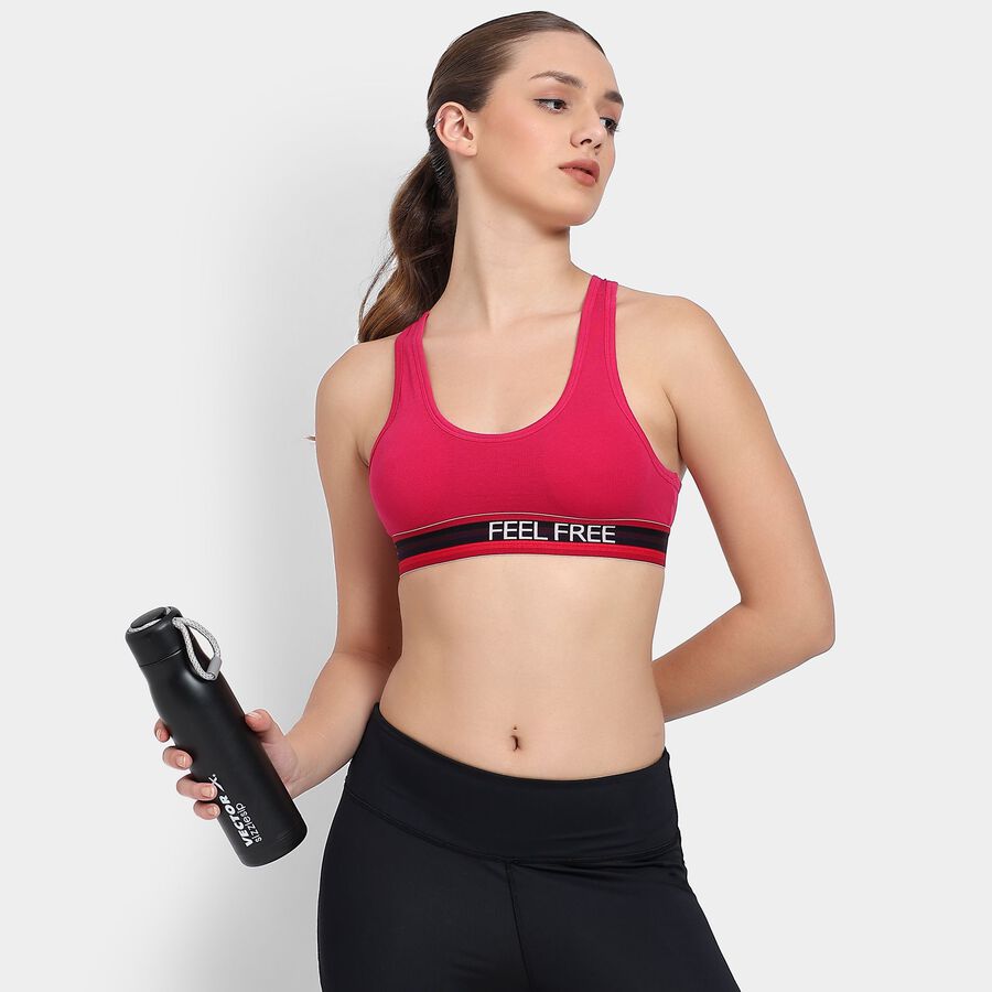 Ladies' Padded Bra, रानी (फ्यूशिया), large image number null
