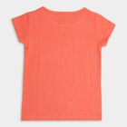 Girls' T-Shirt , पीच, small image number null