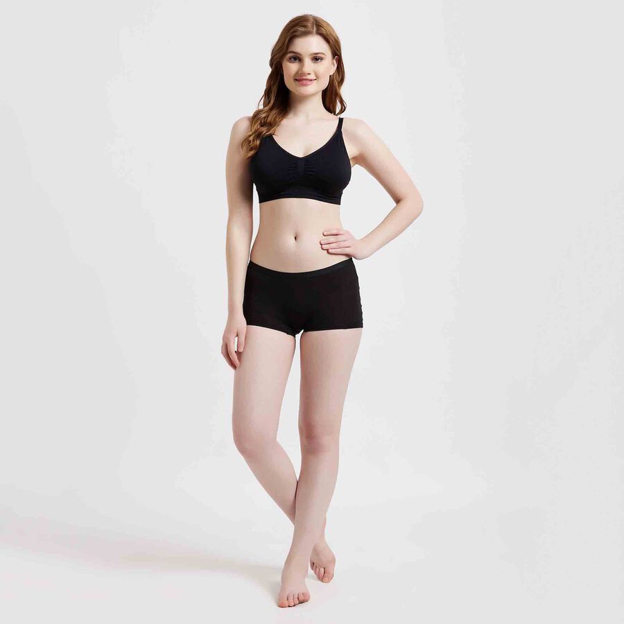 Solid Panty, Black, large image number null