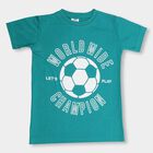 Boys' Half Sleeves T-Shirt , Dark Green, small image number null
