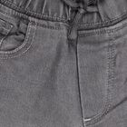 Kids Stonewashed Grey Slim Fit Basic Jeans, Dark Grey, small image number null