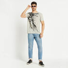 Round Neck T-Shirt, Light Grey, small image number null