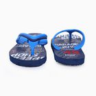Kids Grey Graphic Print Flip-Flops, Grey, small