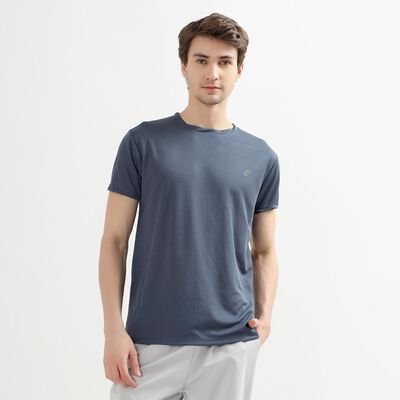 Men's Midnight Blue Crew Neck Slim Fit T-Shirt