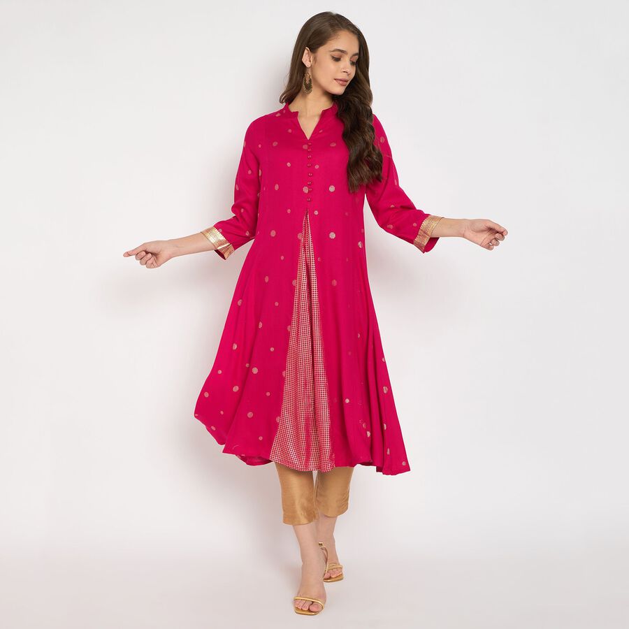 Ladies' Kurta, Fuchsia, large image number null
