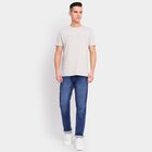 Men's 100% Cotton Round Neck Half Sleeves T-Shirt, Light Grey, small image number null