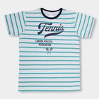 Boys' 100% Cotton Half Sleeves T-Shirt, सफ़ेद, small image number null