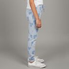 Girls' Light Blue Heart Print Elastic Waist Winter Pyjama, हल्का नीला, small image number null