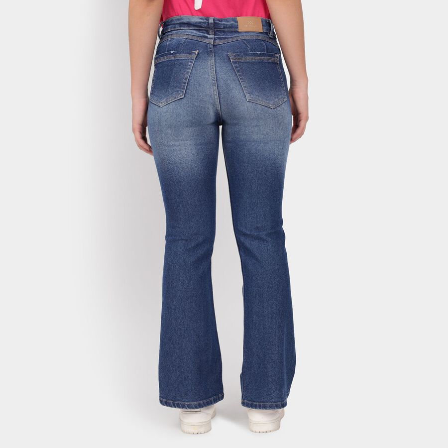 Ladies' Jeans, मध्यम नीला, large image number null
