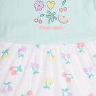 Infant Girls' 100% Cotton Frock, ऑफ व्हाइट, small image number null