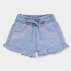 Girls' Shorts, हल्का नीला, small image number null