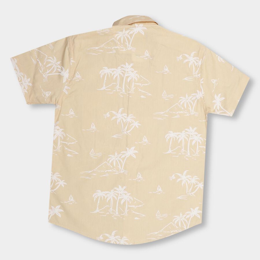 Boys' 100% Cotton Casual Shirt, गहरा पीला, large image number null