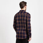 Checks Casual Shirt, भूरा, small image number null