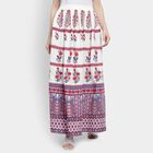 Solid Lehenga Skirt, सफ़ेद, small image number null