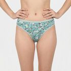 Women's Mint Green Printed Panty, Light Green, small