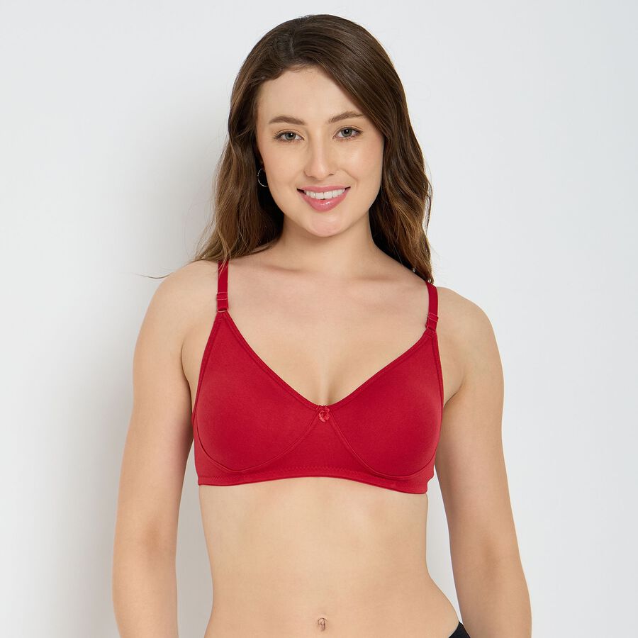 Ladies' Bra, मरून, large image number null