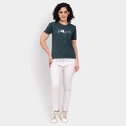 Ladies' Round Neck T-Shirt, Dark Green, small image number null
