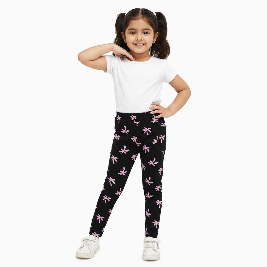 Girls' Pyjama, Black, large image number null