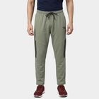 Men's Light Green Tapered Fit Ribbed Cuff Track Pants, हल्का हरा, small