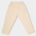 Infants Muted Teal Green and Soft Cream Cotton Elastic Waist Pyjama, Teal Blue, small image number null