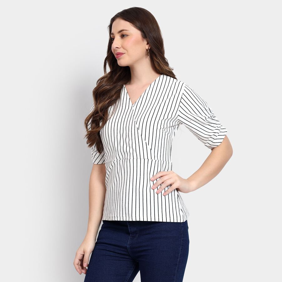 Ladies' Top, ऑफ व्हाइट, large image number null