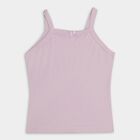 Girls' 100% Cotton Vest (Pack of 2), Pink, small image number null