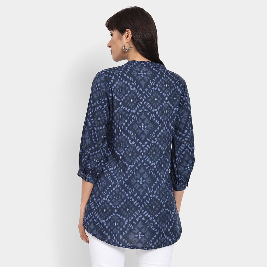 Ladies' Kurti , गहरा नीला, large image number null