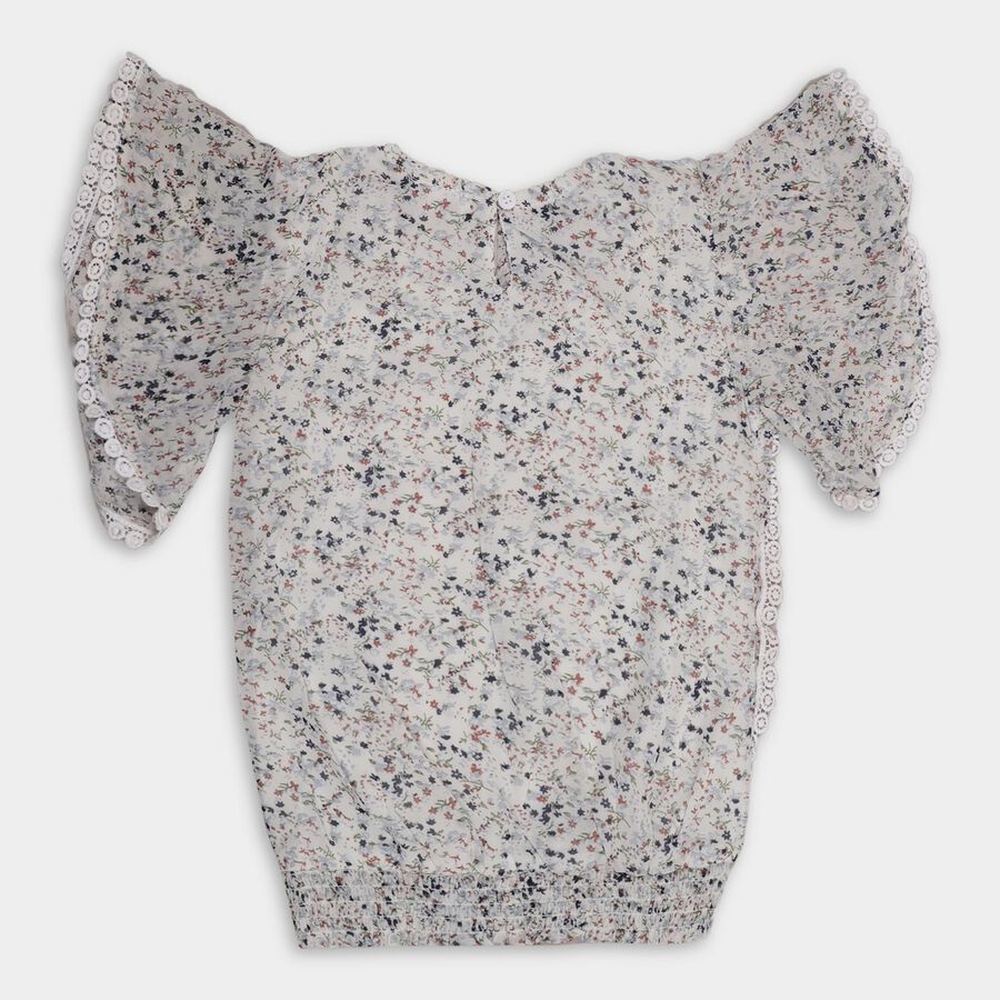 Girls' T-Shirt , ऑफ व्हाइट, large image number null