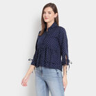 Printed Shirt, Navy Blue, small image number null