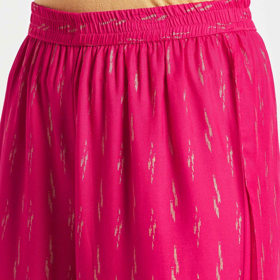 Printed Palazzo, रानी (फ्यूशिया), large image number null