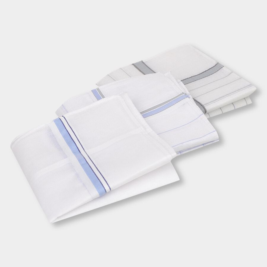 Men's Hanky, White, large