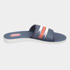 Men Solid Slip-On Casual Sandals, Navy Blue, small image number null