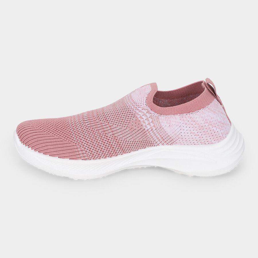 Women's Pink Slip-On Sneakers, गुलाबी, large