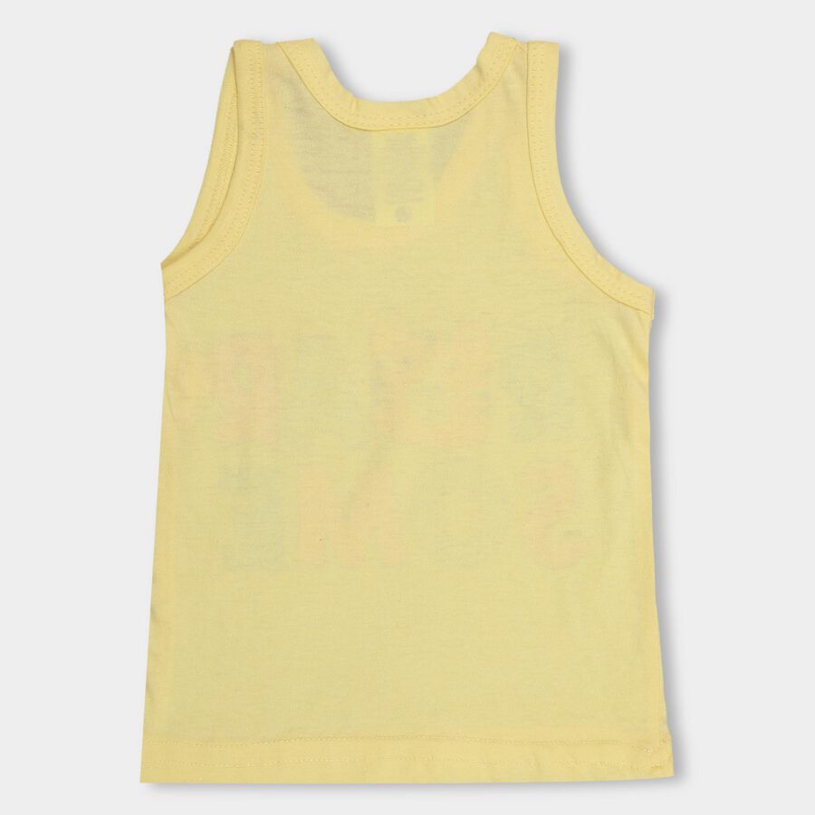 Infants' 100% Cotton Vest, पीला, large image number null