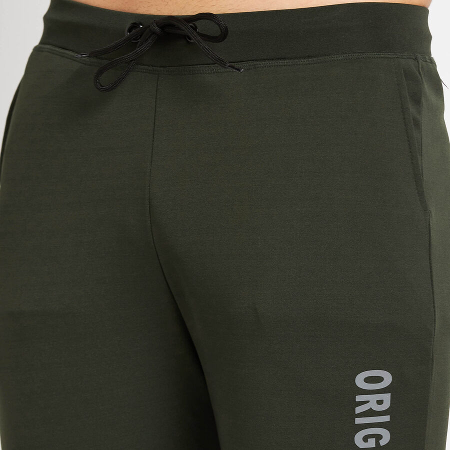 Cut & Sew Track Pants, Olive, large image number null
