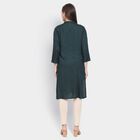 Ladies' Kurta, Dark Green, small image number null