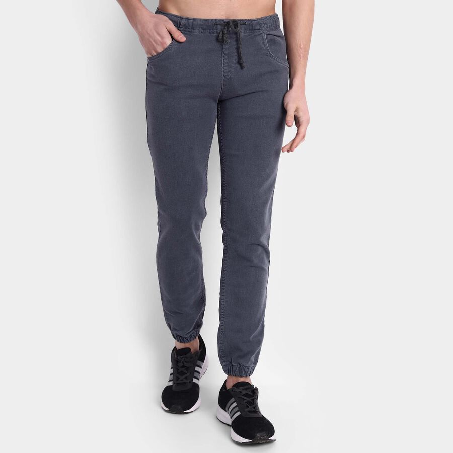 Classic 5 Pocket Slim Fit Jeans, Light Grey, large image number null