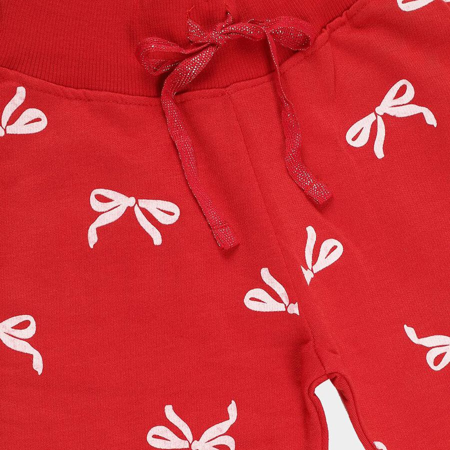 Girls' Pyjama, लाल, large image number null
