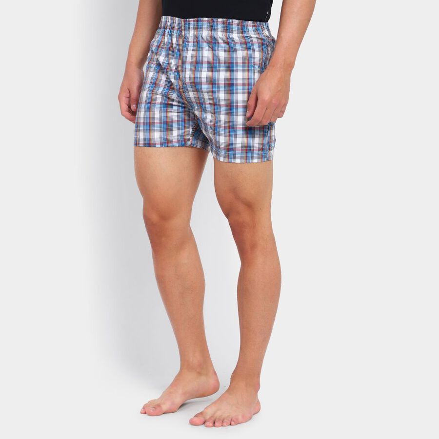 Men's Boxers, Navy Blue, large image number null
