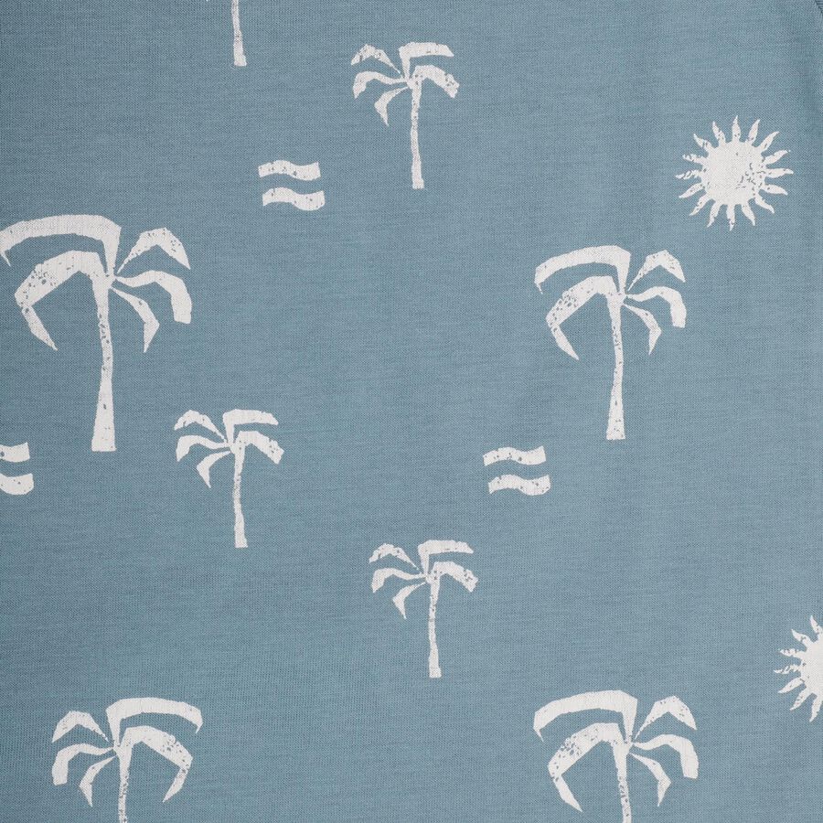 Infant Boys' 100% Cotton Baba Suit, Teal Blue, large