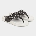 Womens Moulded Sliders, काला, small image number null